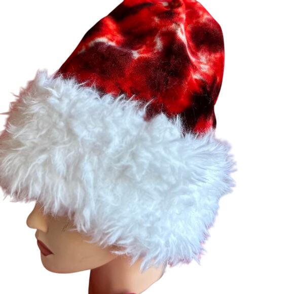 Handcrafted Tie-Dye Santa Hat